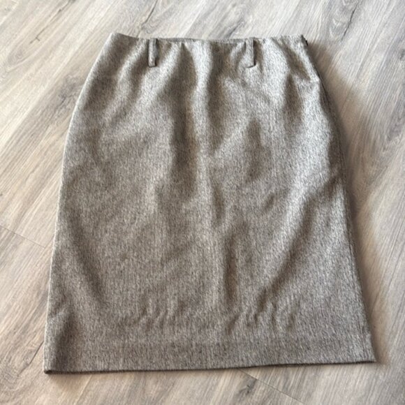Anne Klein Gray Pencil Skirt Knee-Length Work size 10 - Picture 1 of 8